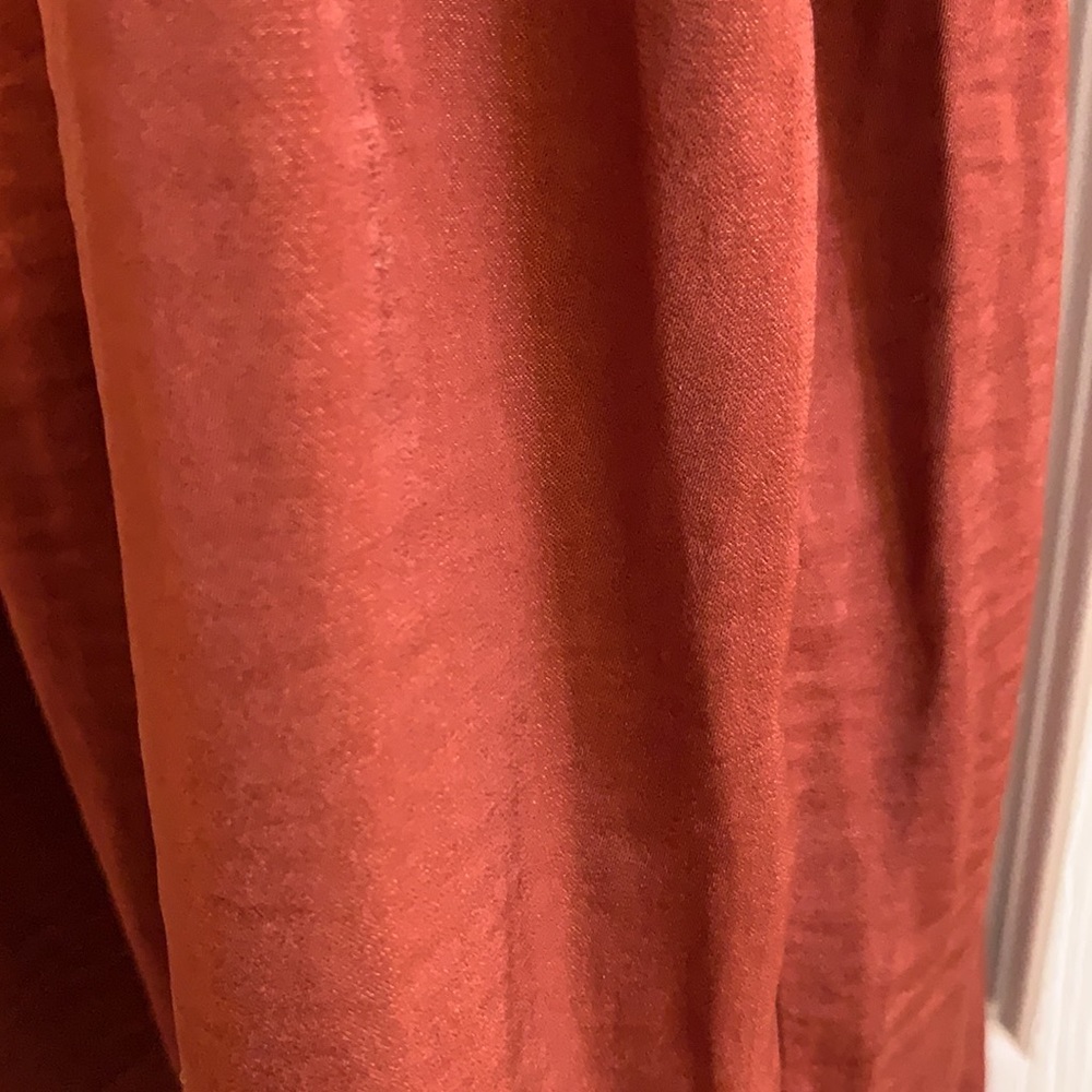Rust Cold Shoulder Dress - Picture 7 of 7